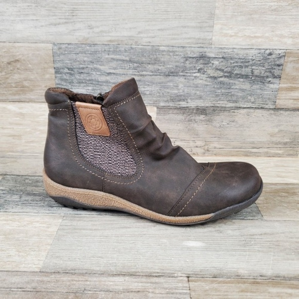 Spring Step Womens Ankle Boots Sz 7.5 - 8 EU 38‎ Side Zip Bootie